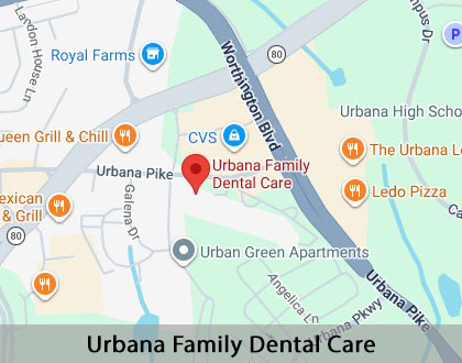 Map image for Invisalign Dentist in Ijamsville, MD